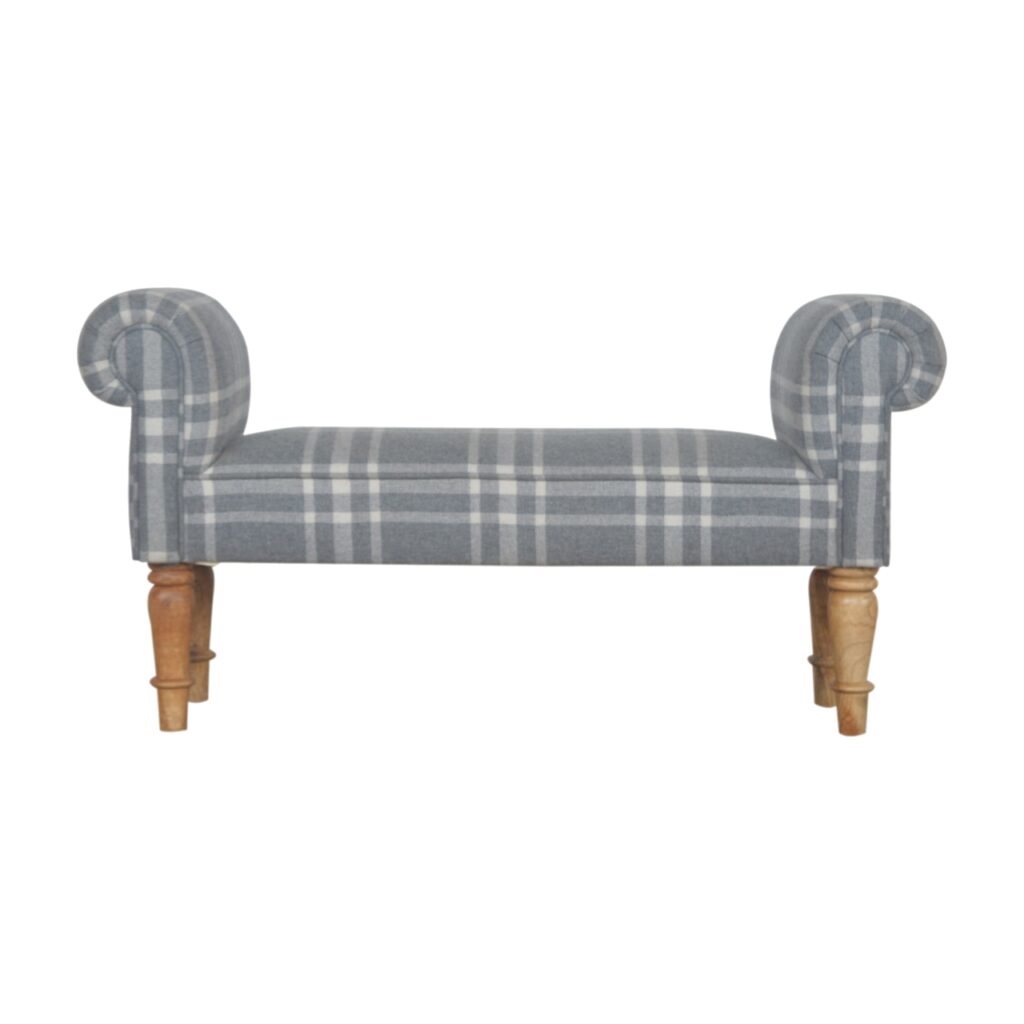 Canada Canus Tartan Bedroom Bench Suppliers