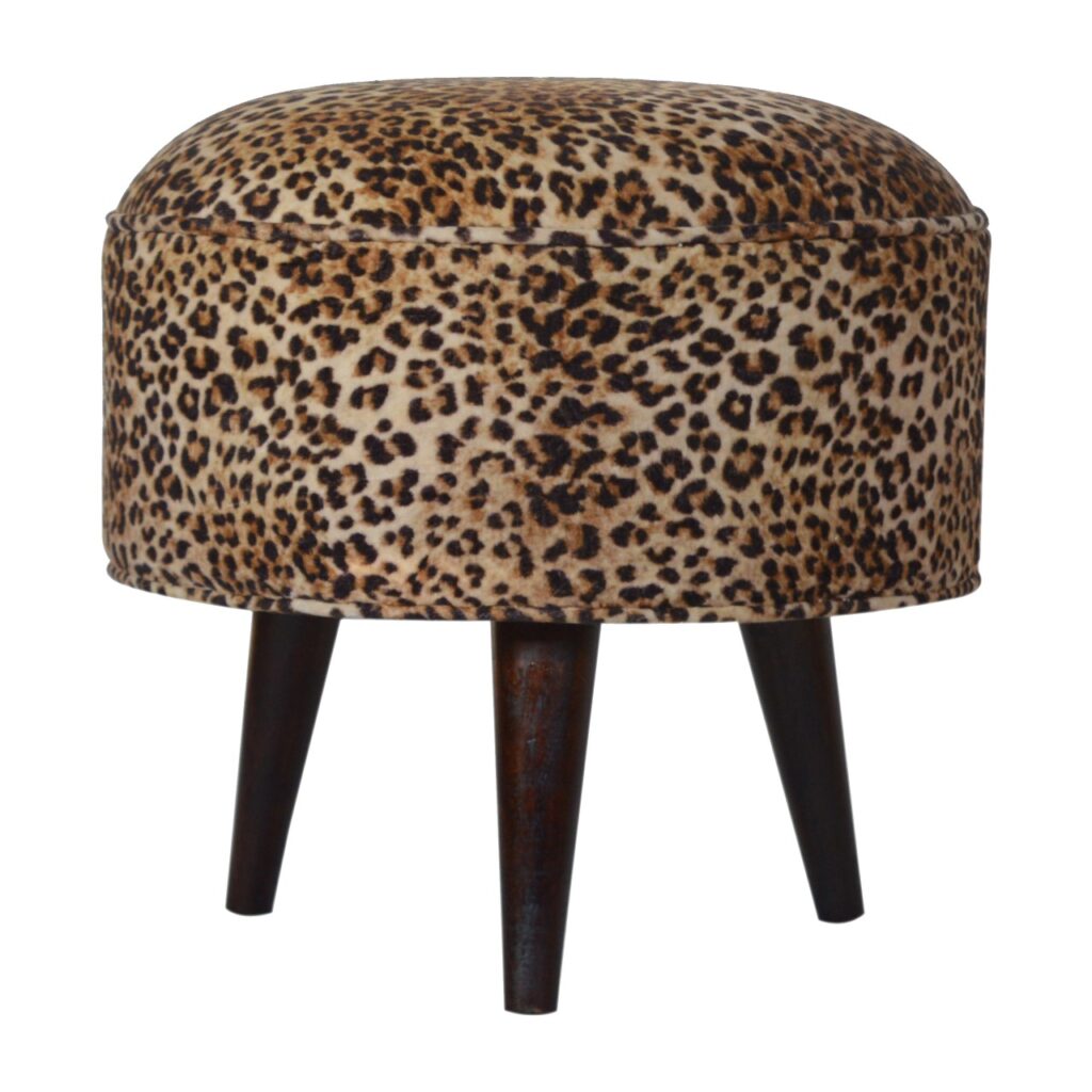 Canada Leopard Nordic Style Footstool Suppliers