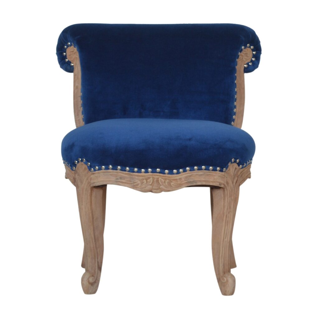 Canada Royal Blue Studded Chair Suppliers