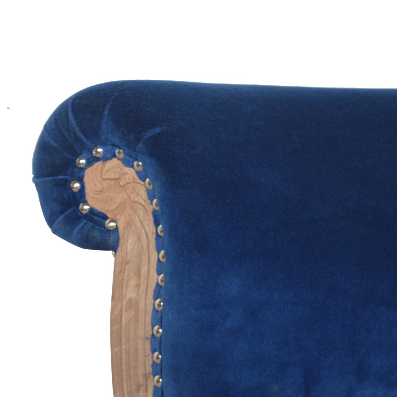 IN1277 - Royal Blue Studded Chair dropshipping
