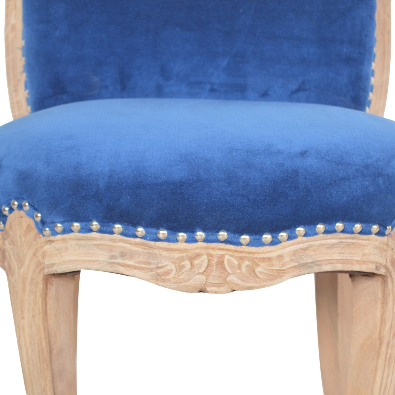 IN1277 - Royal Blue Studded Chair for resell