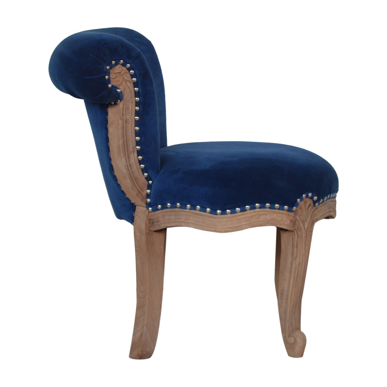 IN1277 - Royal Blue Studded Chair for wholesale