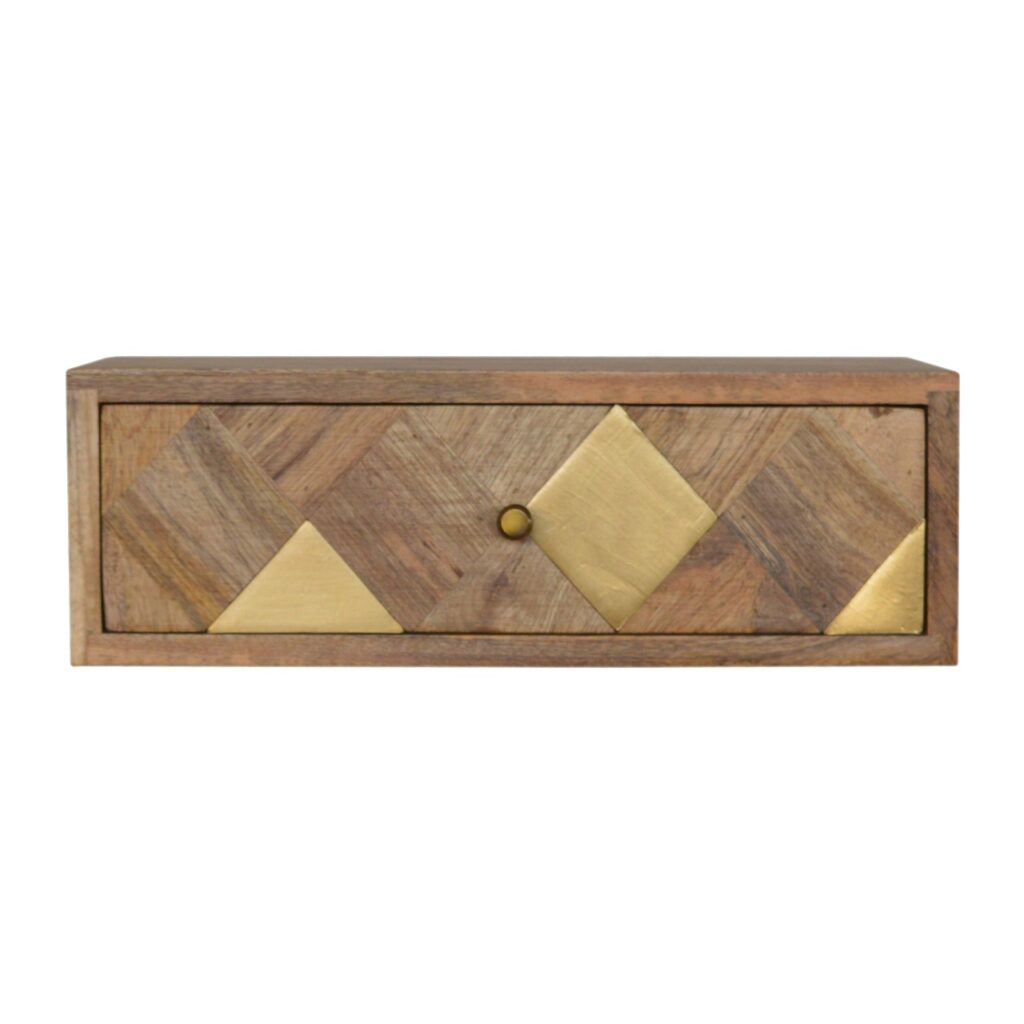 Canada Wall Mounted Brass Inlay Nightstand Suppliers