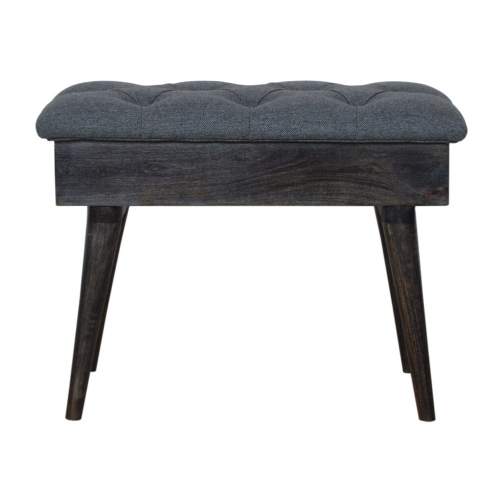 Canada Black Tweed Storage Bench Suppliers