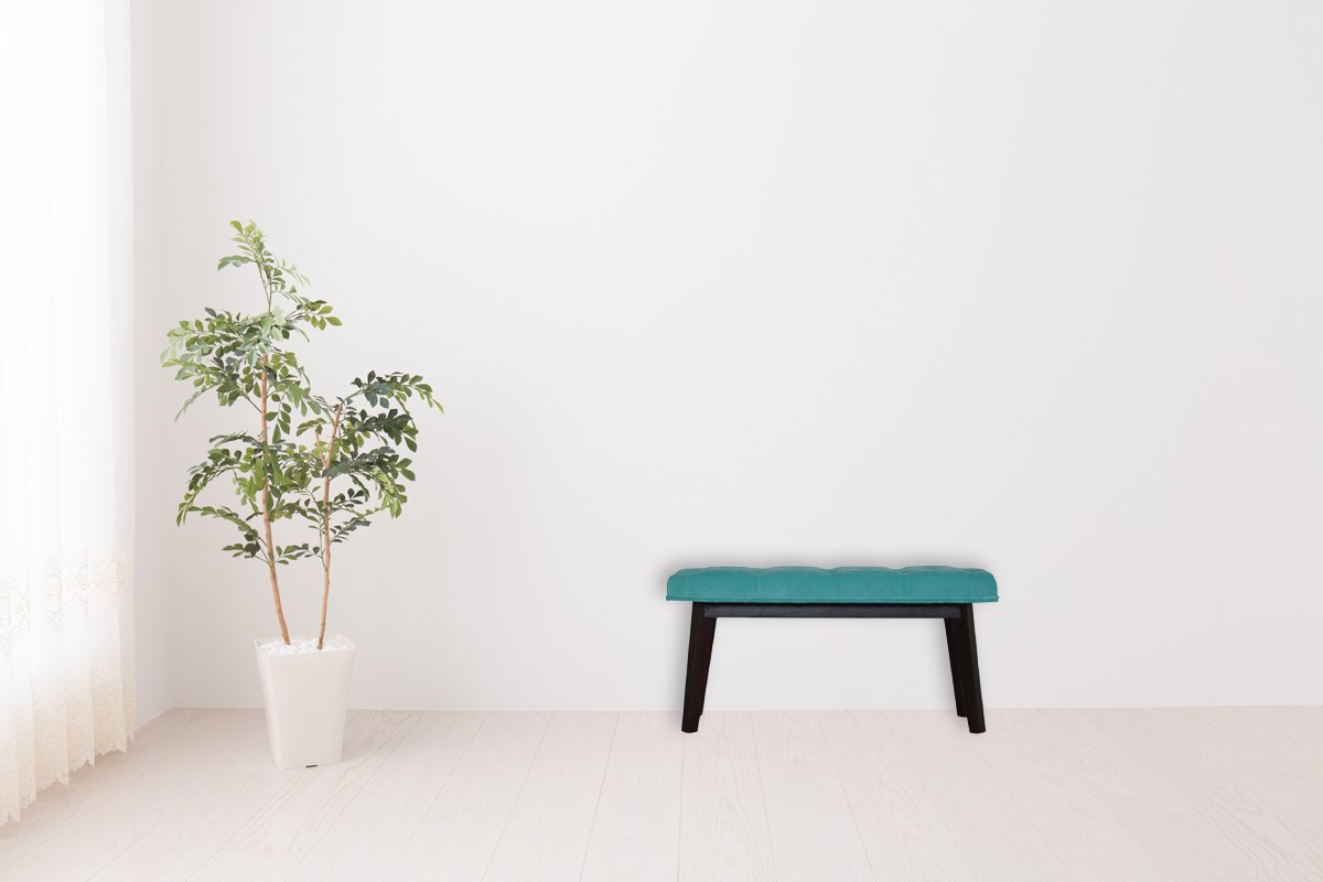 Nordic Style Turquoise Bench - Image 10