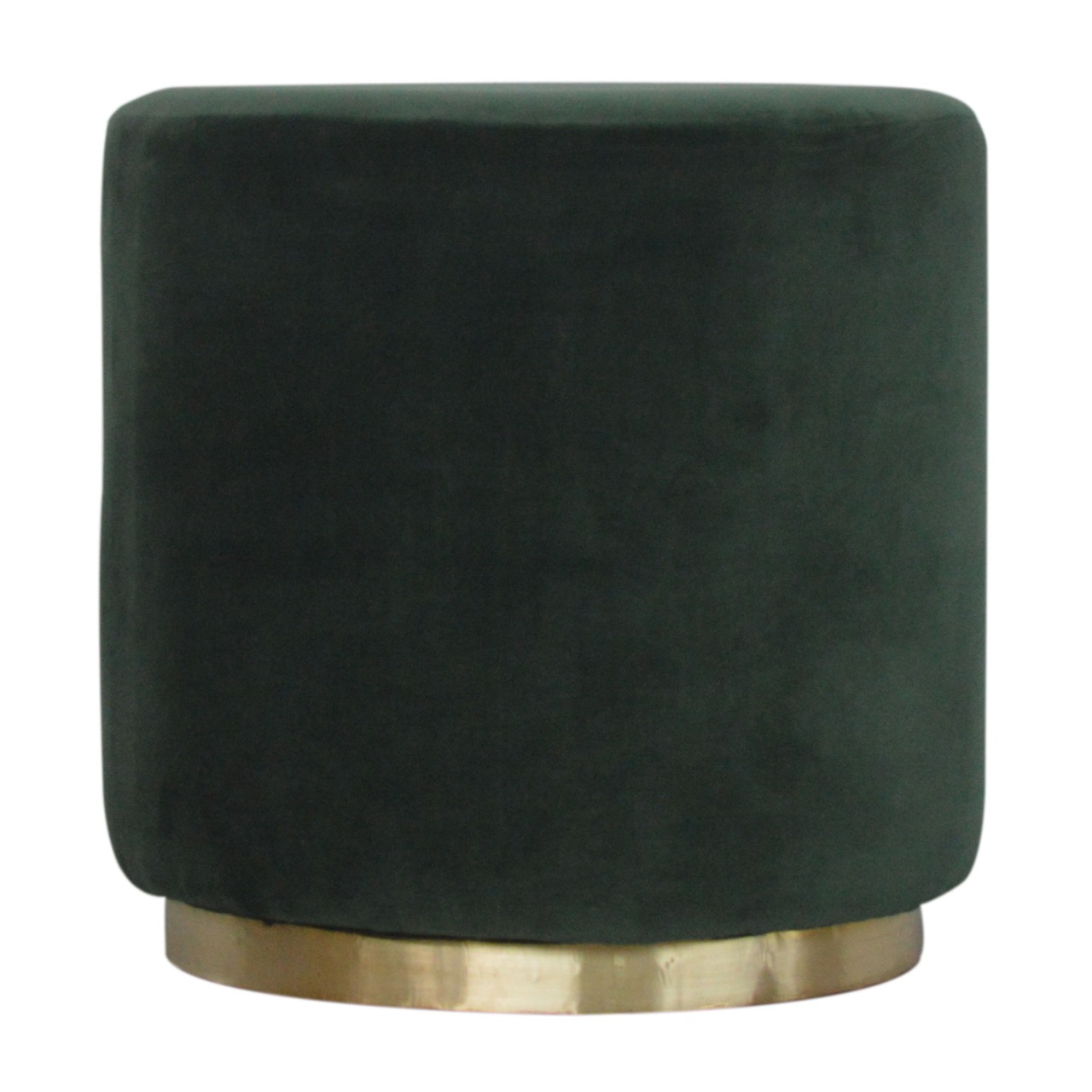 Canada Emerald Velvet Gold Footstool Suppliers