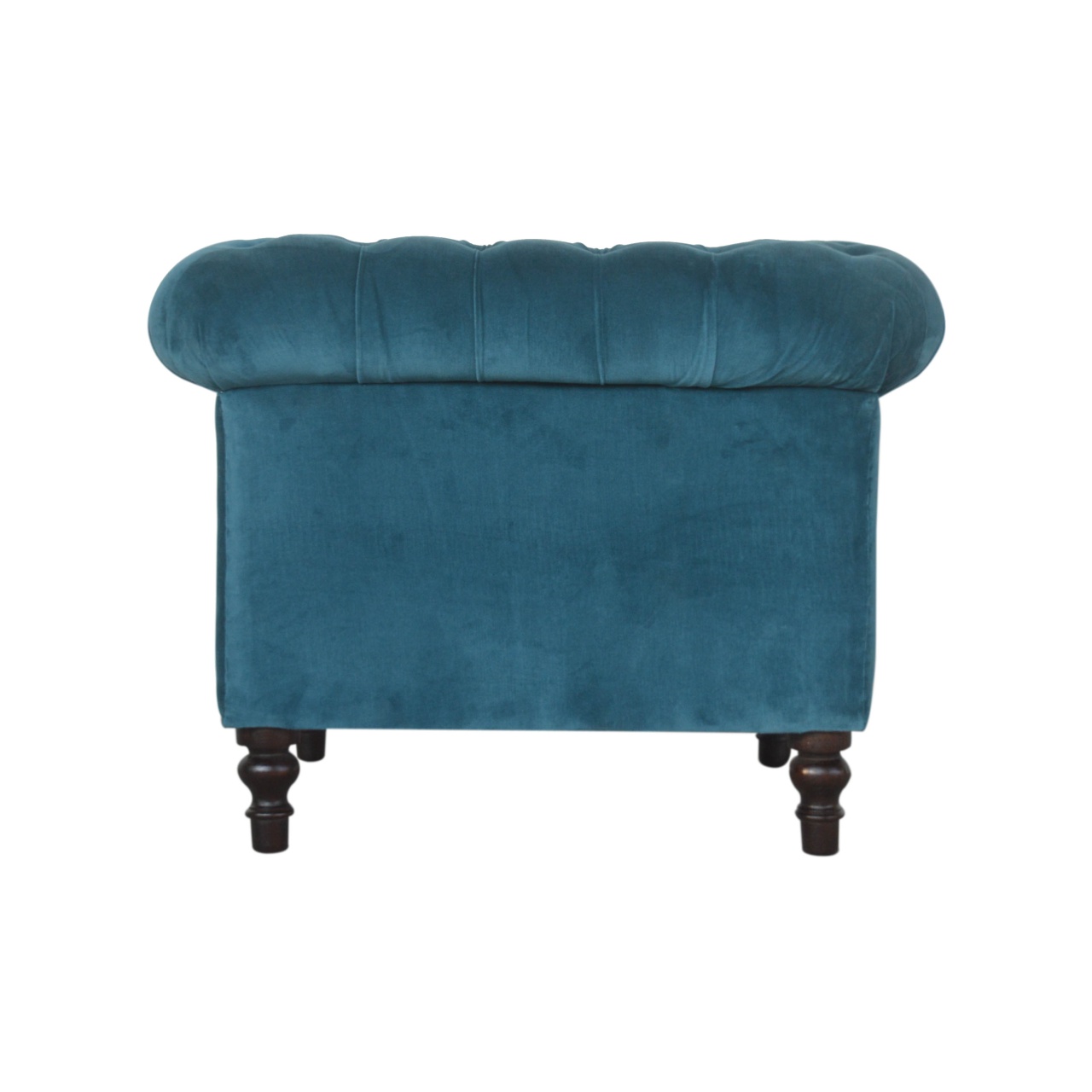 Teal Velvet Chesterfield Armchair for wholesale