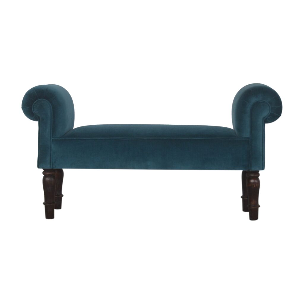 Canada Teal Velvet Bench Suppliers