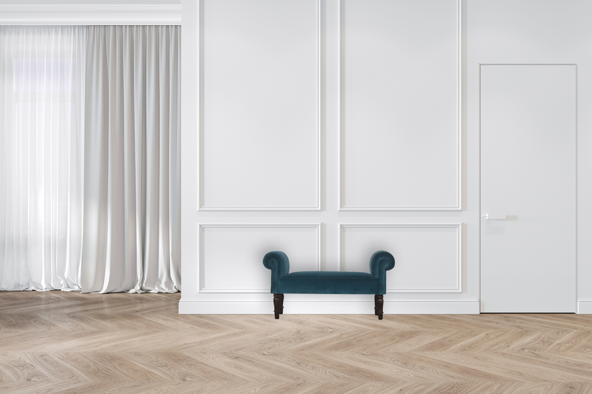 Canada Teal Velvet Bench Suppliers