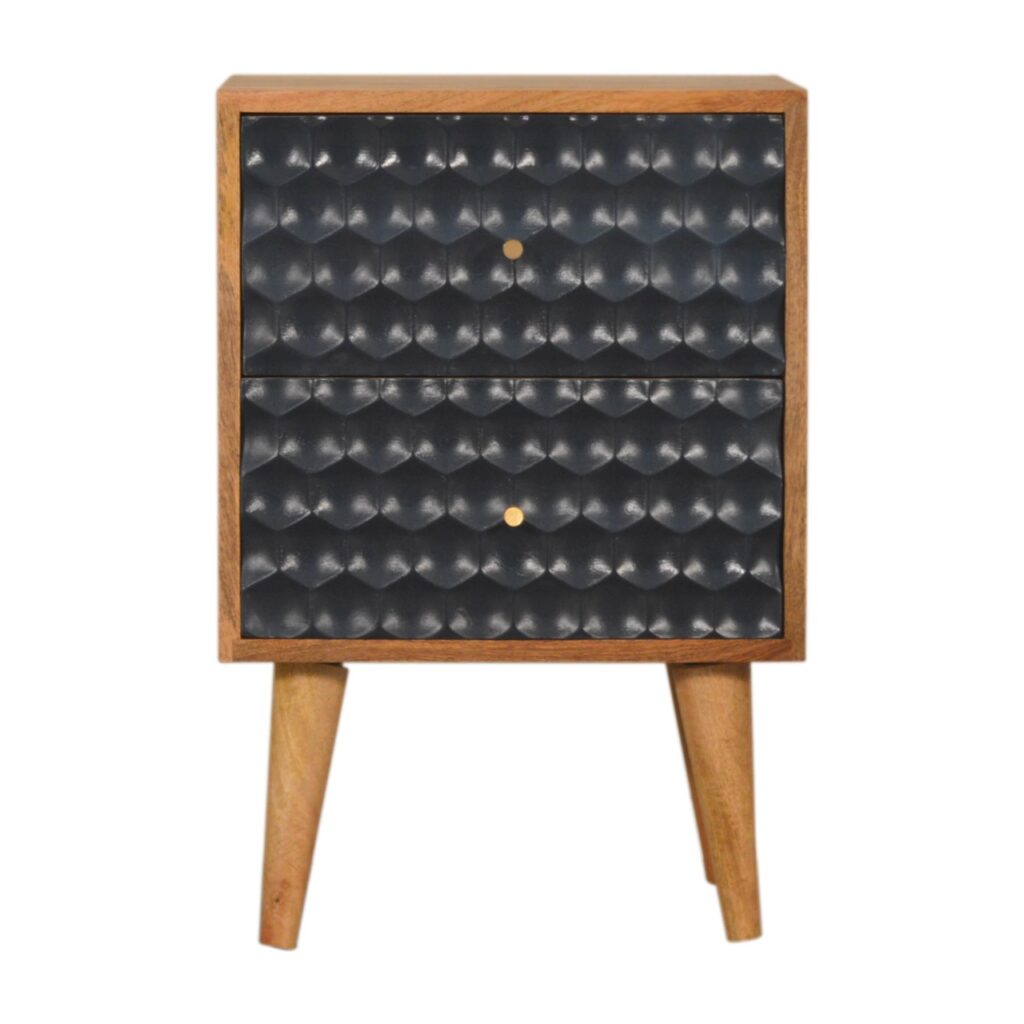 Canada Navy Blue Honeycomb Nightstand Suppliers