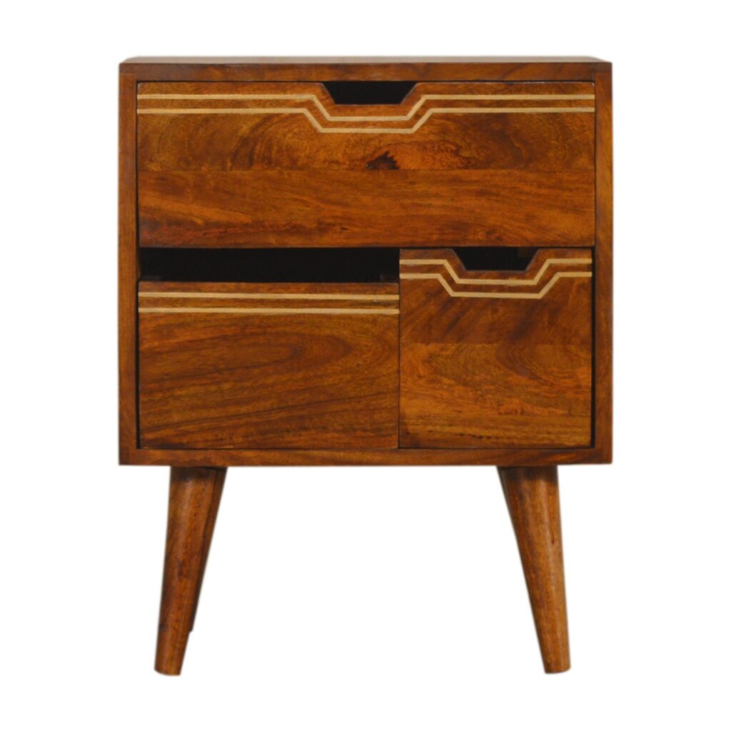 Canada Multi Drawer Chestnut Nightstand Suppliers