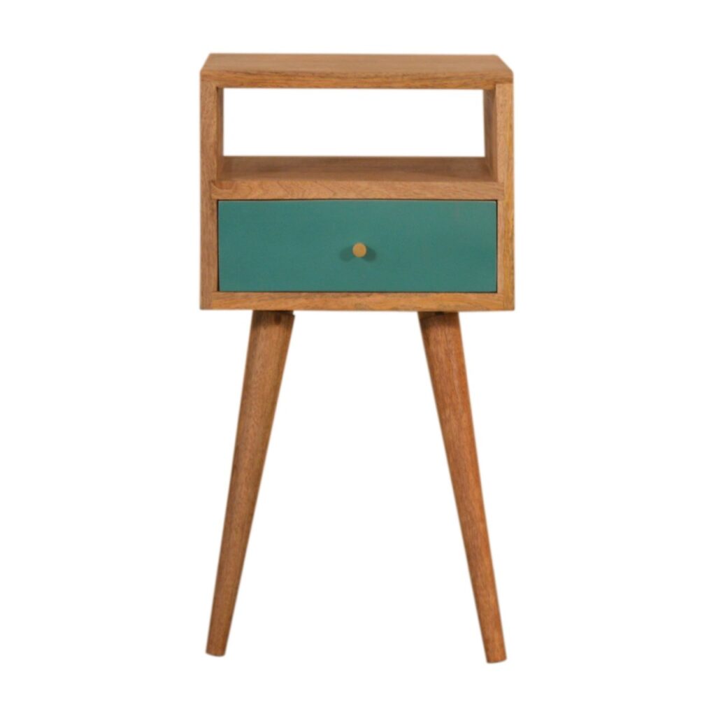 Canada Mini Teal Hand Painted Nightstand Suppliers