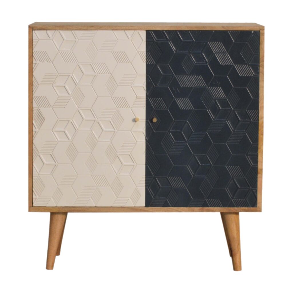 Canada Acadia White and Navy Cabinet Suppliers