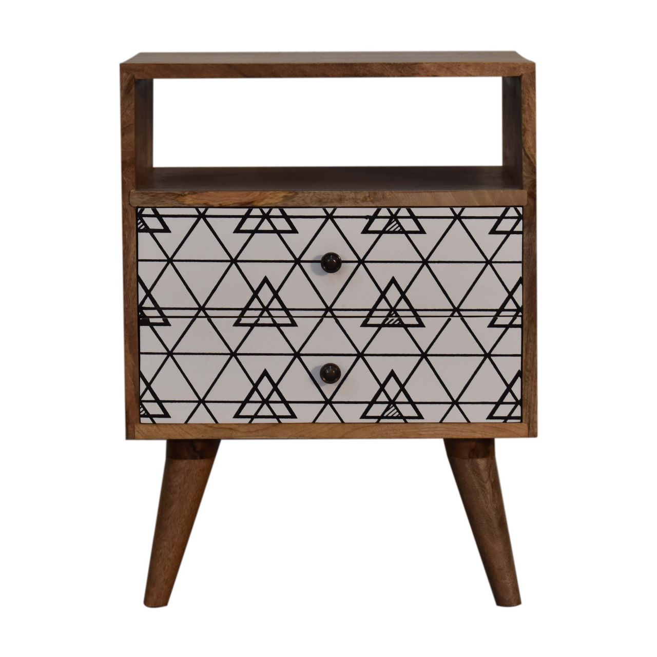 Canada Triangle Print Open Nightstand Suppliers