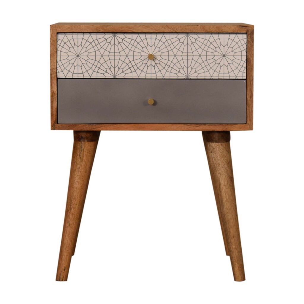 Canada Grey Patterned Nightstand Suppliers