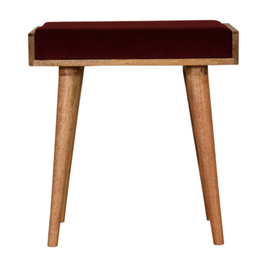 Canada Wine Red Tray Style Footstool Suppliers
