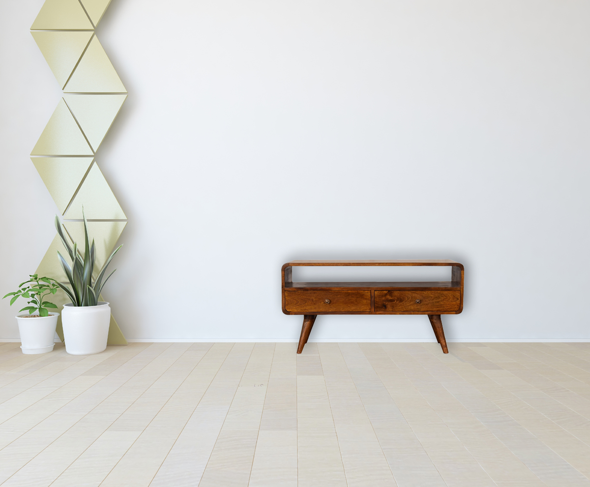 Canada Curve Chestnut Cable TV Unit Suppliers