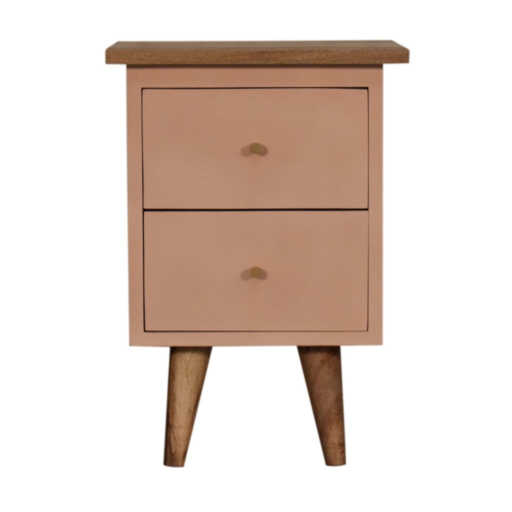 Canada Blush Pink Hand Painted Nightstand Suppliers