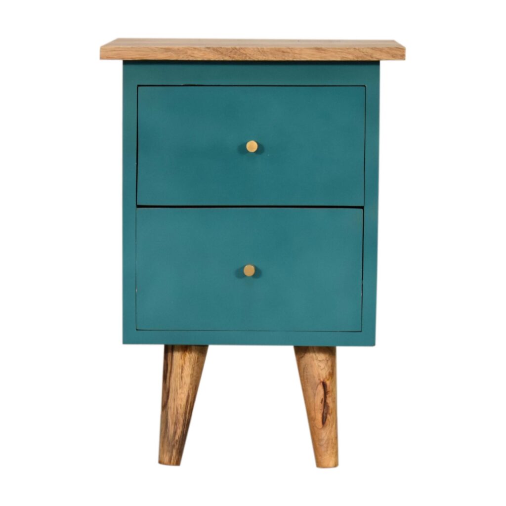 Canada Teal Hand Painted Nightstand Suppliers