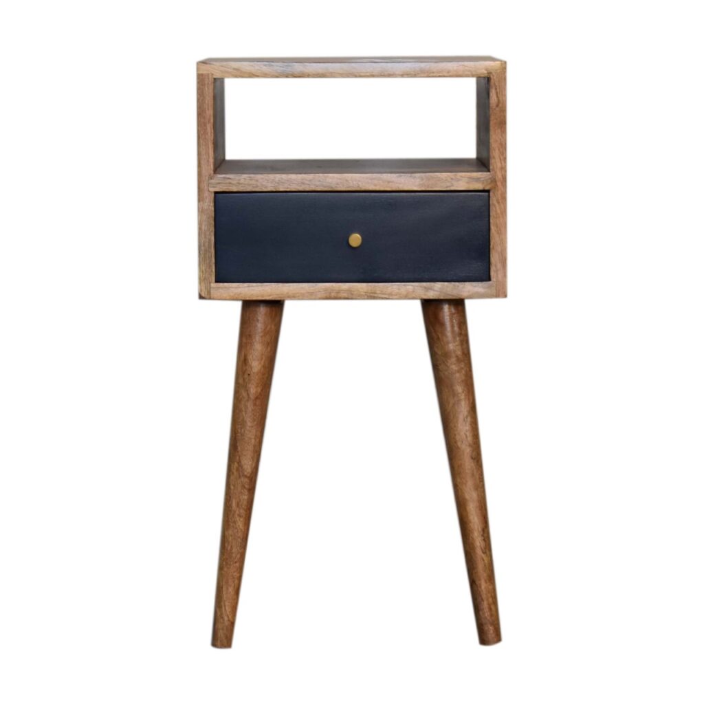 Canada Mini Navy Blue Hand Painted Nightstand Suppliers