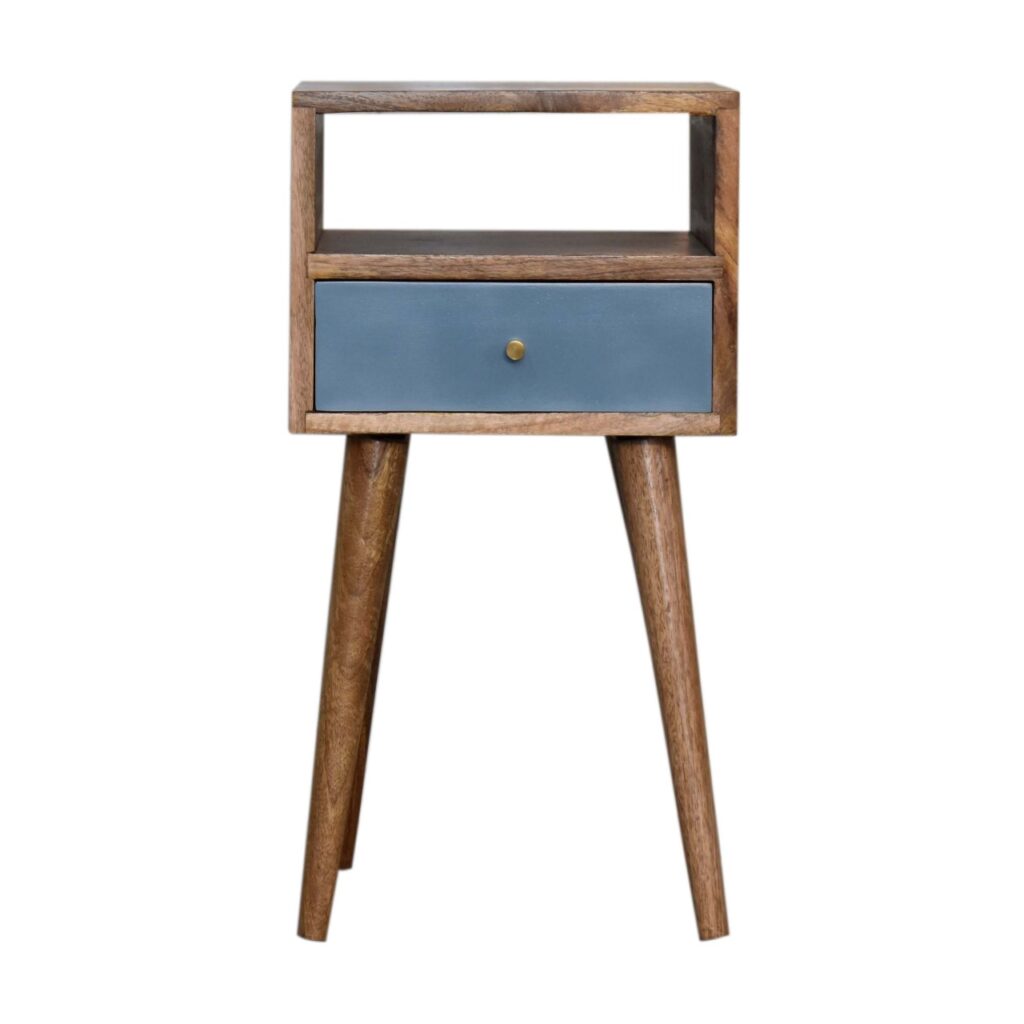 Canada Mini Blue Hand Painted Nightstand Suppliers