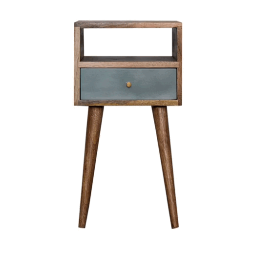 Mini Duck Egg Painted Nightstand - Image 10