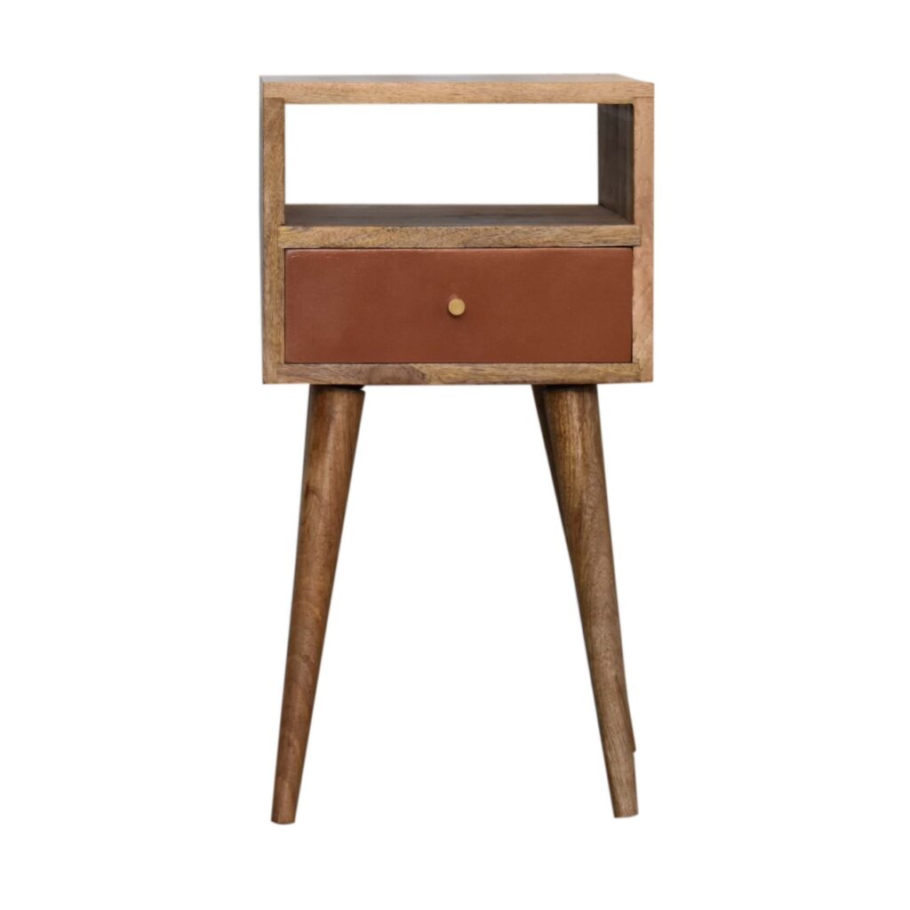 Canada Mini Brick Red Hand Painted Nightstand Suppliers