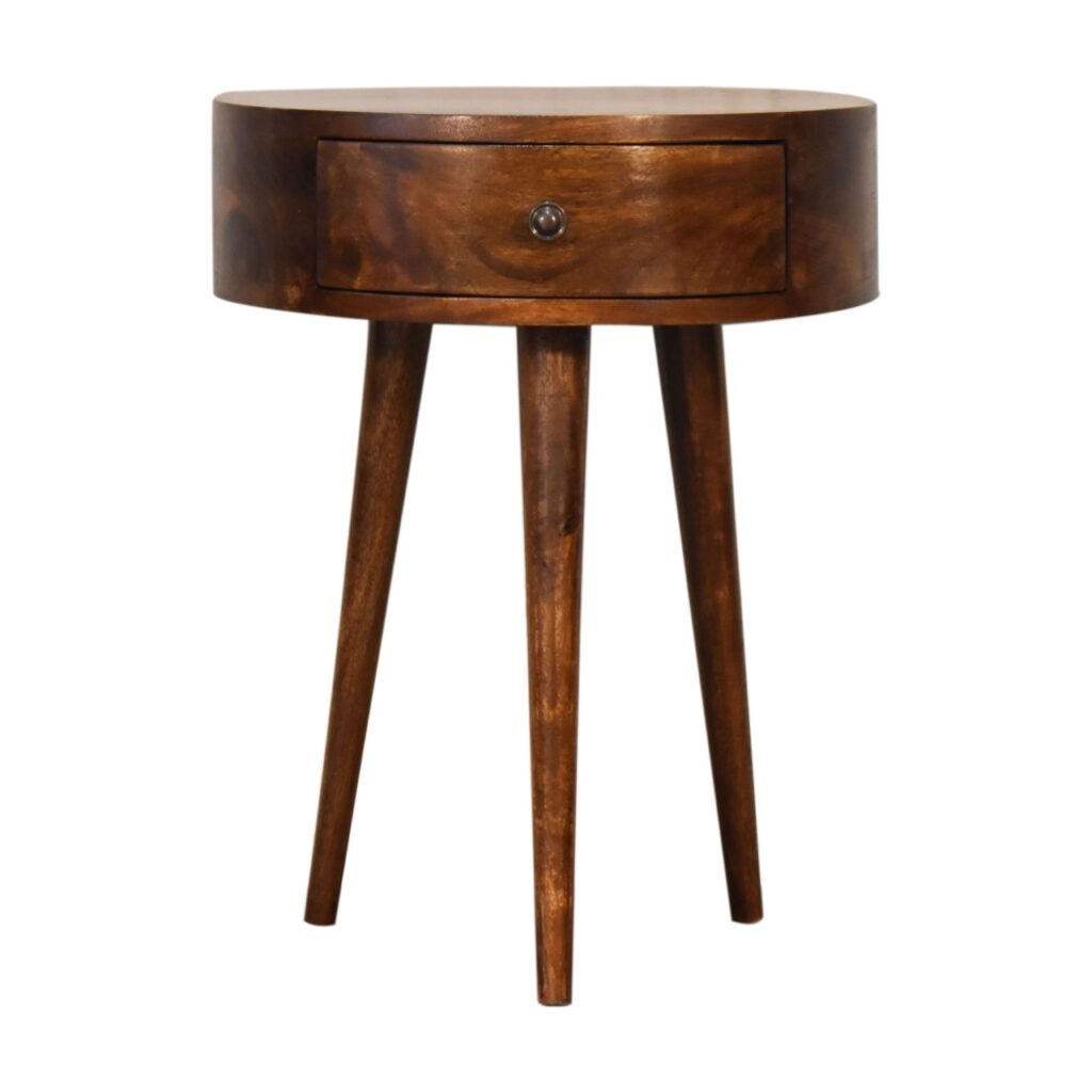 Canada Chestnut Semi Circle Nightstand Suppliers
