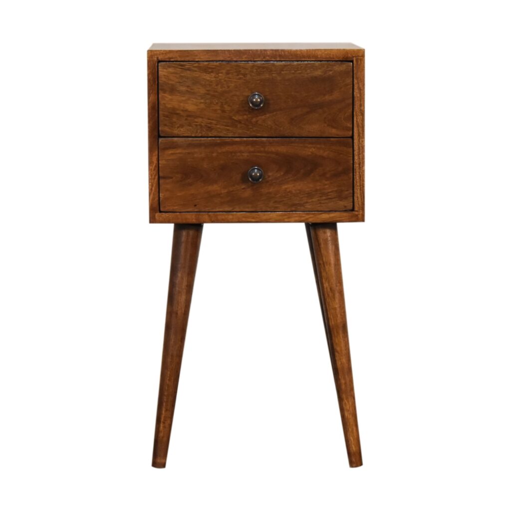 Canada Mini 2 Drawer Chestnut Nightstand Suppliers