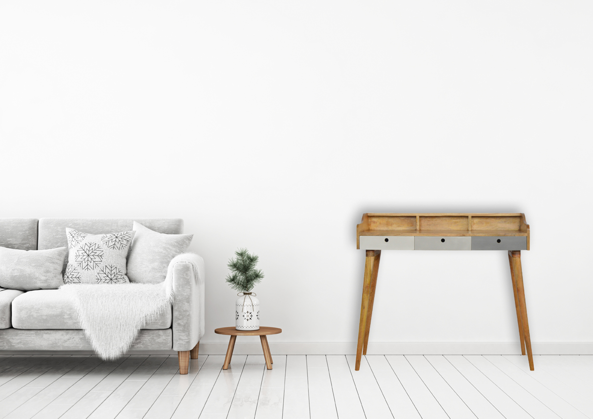 Canada Grey Gallery Writing Desk Suppliers