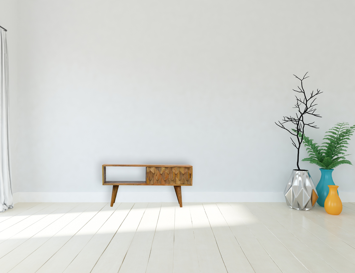 Pineapple Carve Sliding Media Unit - Image 11