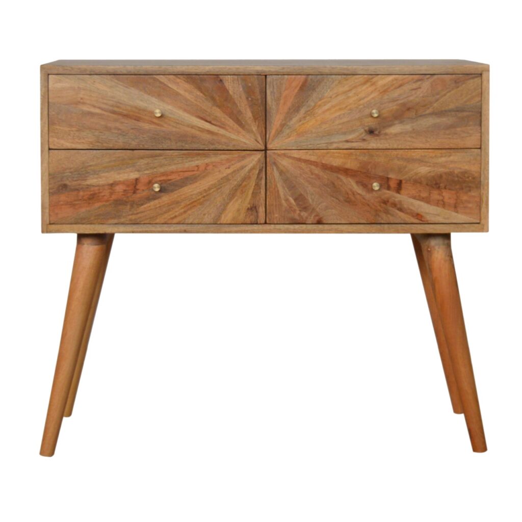 Canada Sunrise Patterned Console Table Suppliers