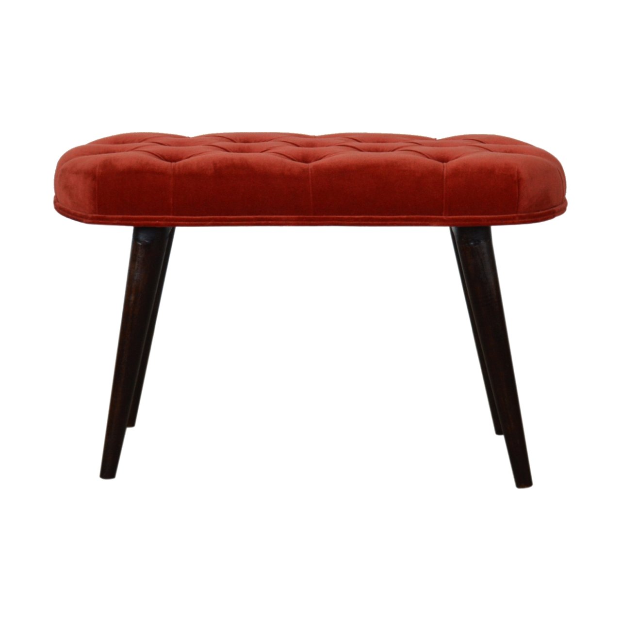 Canada Brick Red Cotton Velvet Deep Bench Suppliers