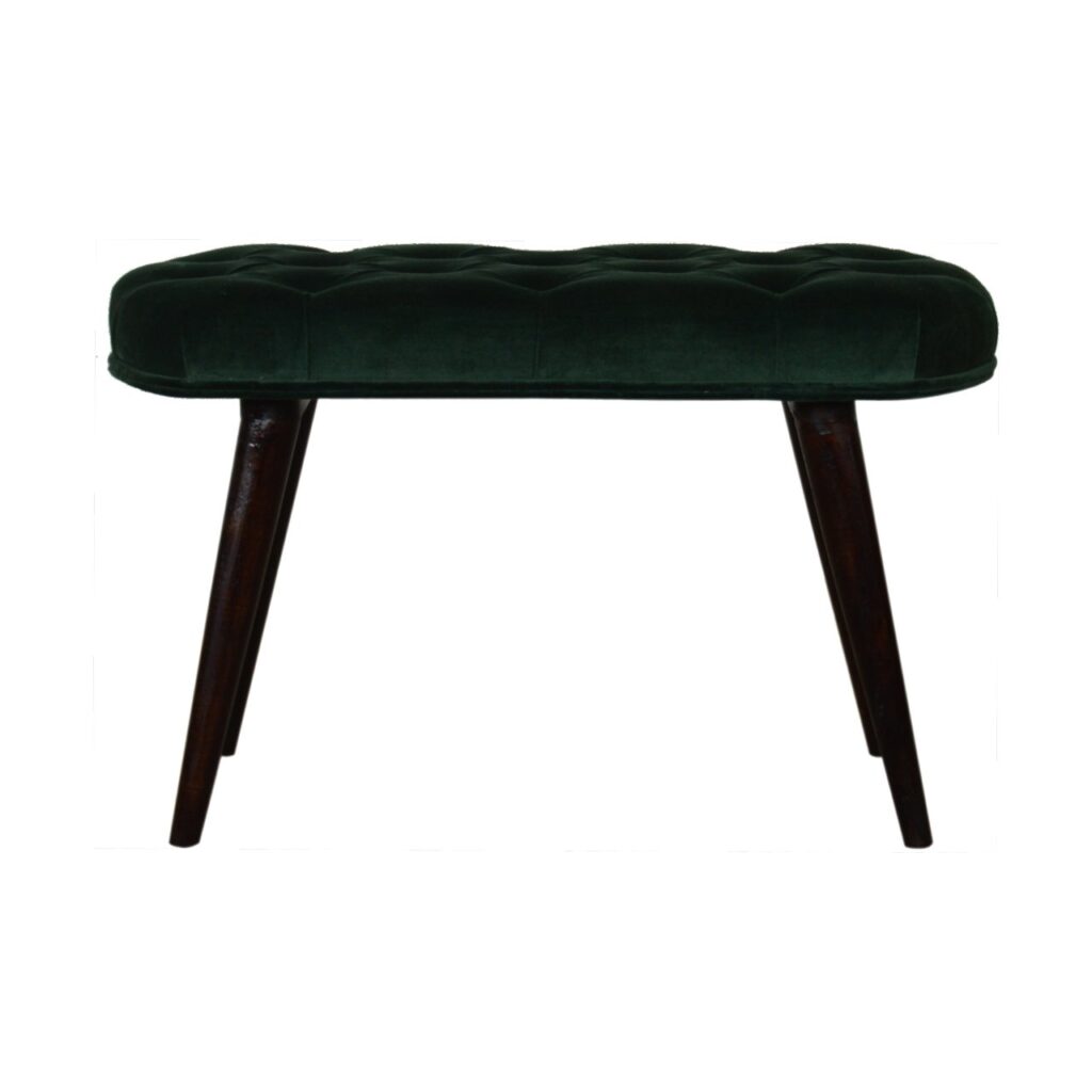 Canada Emerald Velvet Deep Button Bench Suppliers