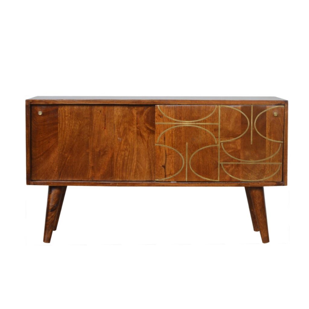 Canada Chestnut Abstract Inlay Sideboard Suppliers