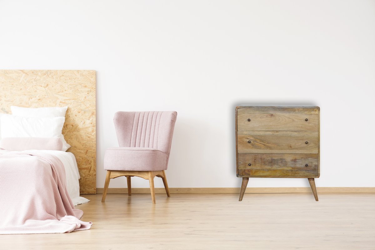 Curved Oak-ish Chest - Image 10