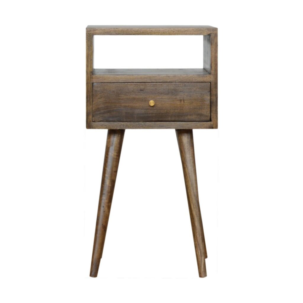 Canada Mini Grey Washed Nightstand Suppliers