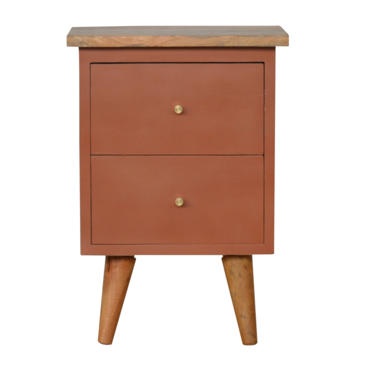 Canada Brick Red Hand Painted Nightstand Suppliers