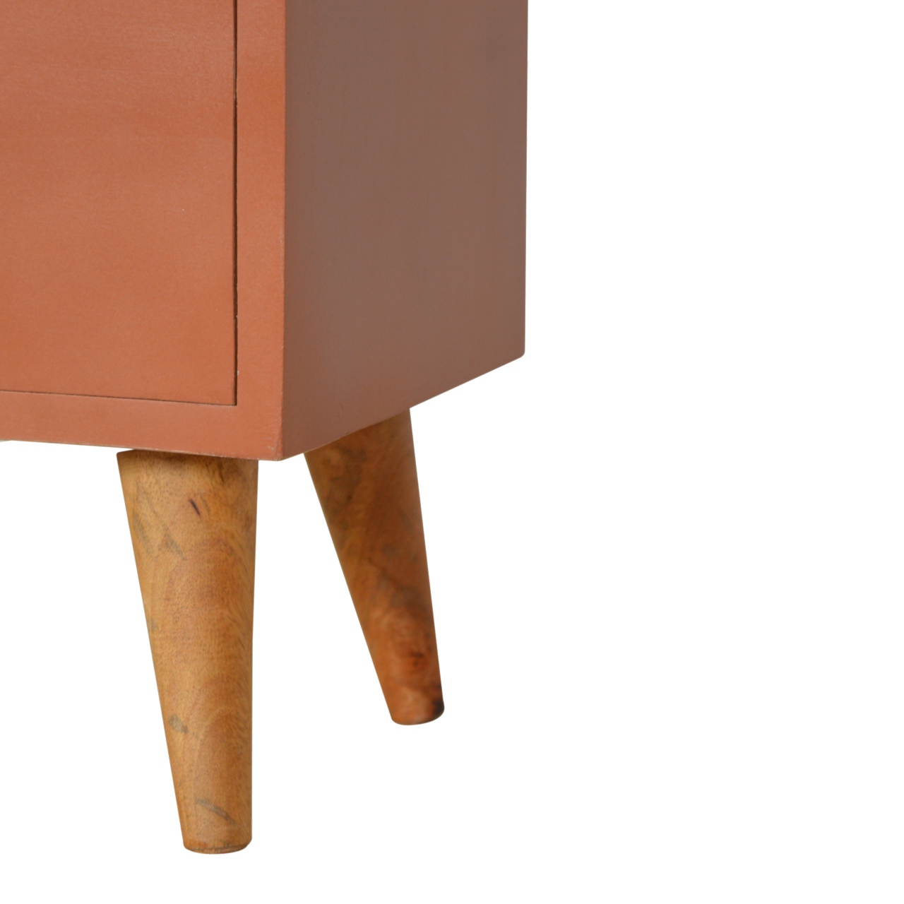 Brick Red Hand Painted Bedside dropshipping