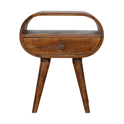 Chestnut 1 Drawer Nightstand - Image 10