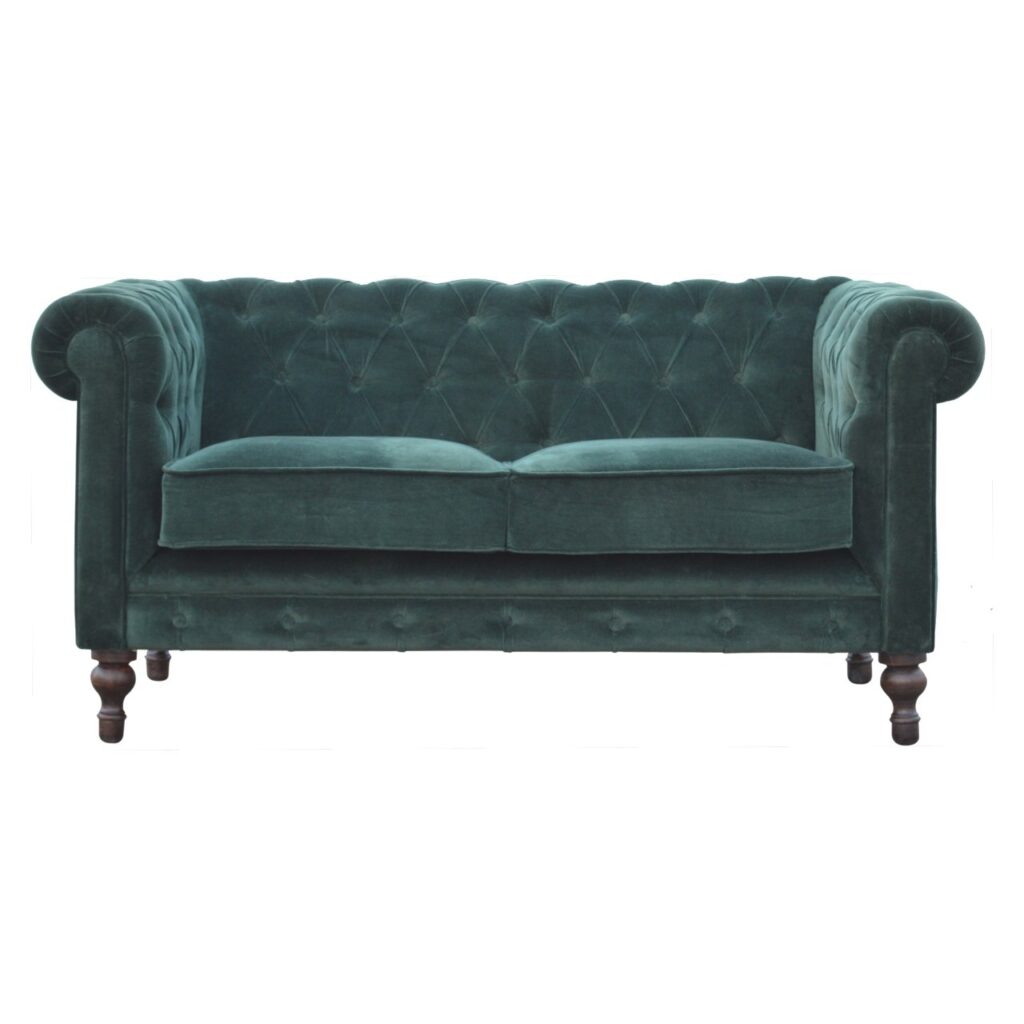 Canada Emerald Green Velvet Chesterfield Suppliers