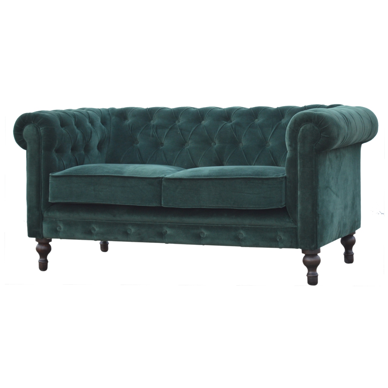 Emerald Green Velvet Chesterfield Sofa wholesalers