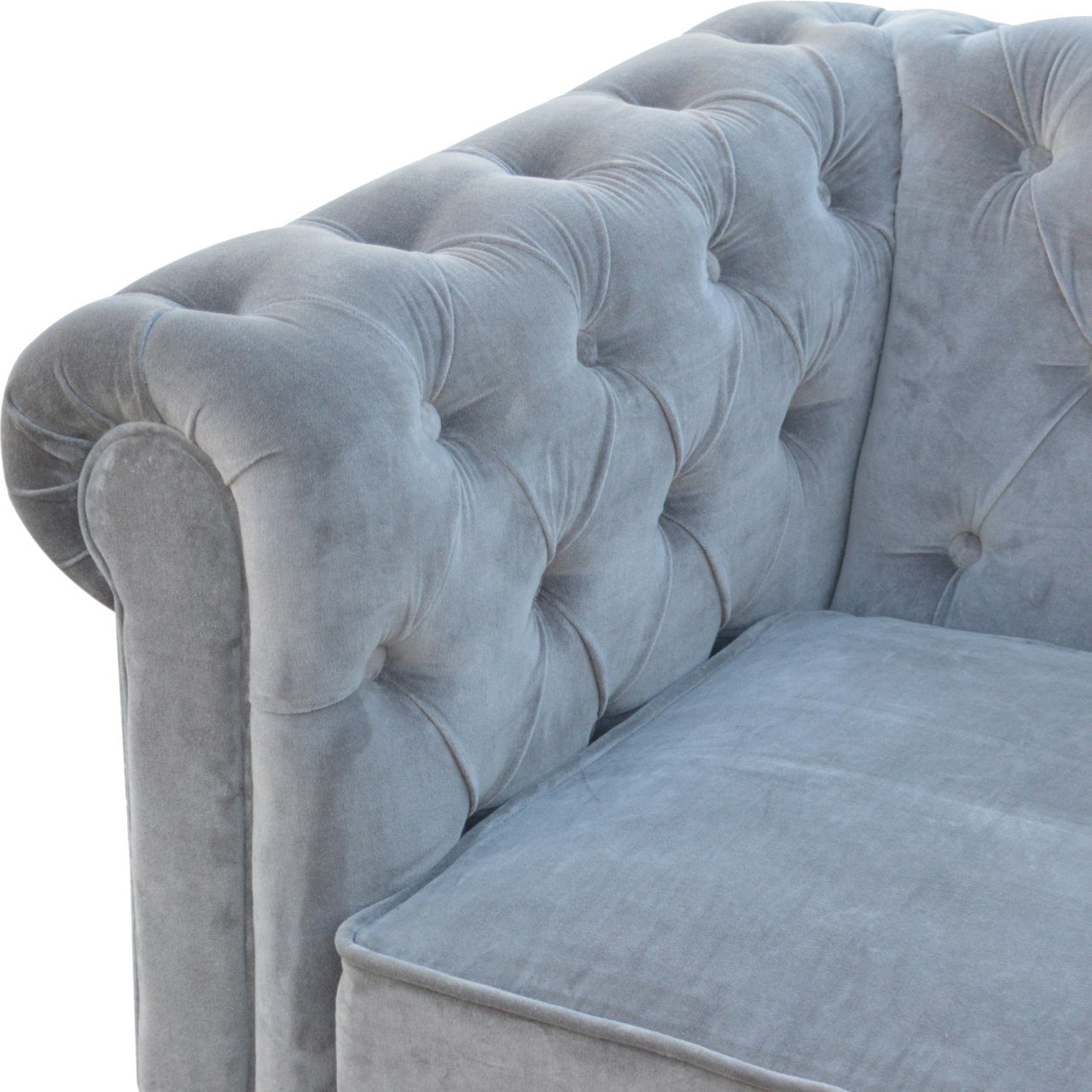 wholesale Grey Velvet Chesterfield Sofa for resale