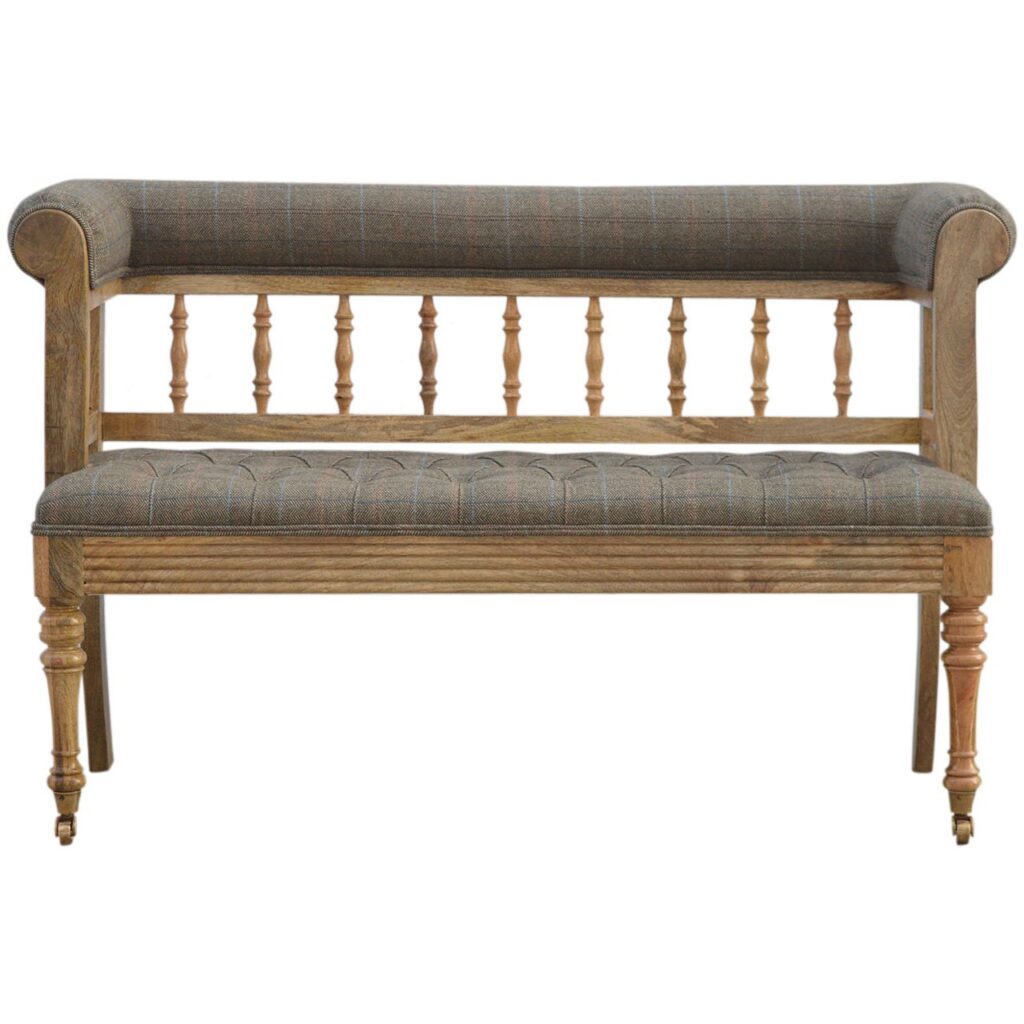 Canada Multi Tweed Deep Button Bench Suppliers