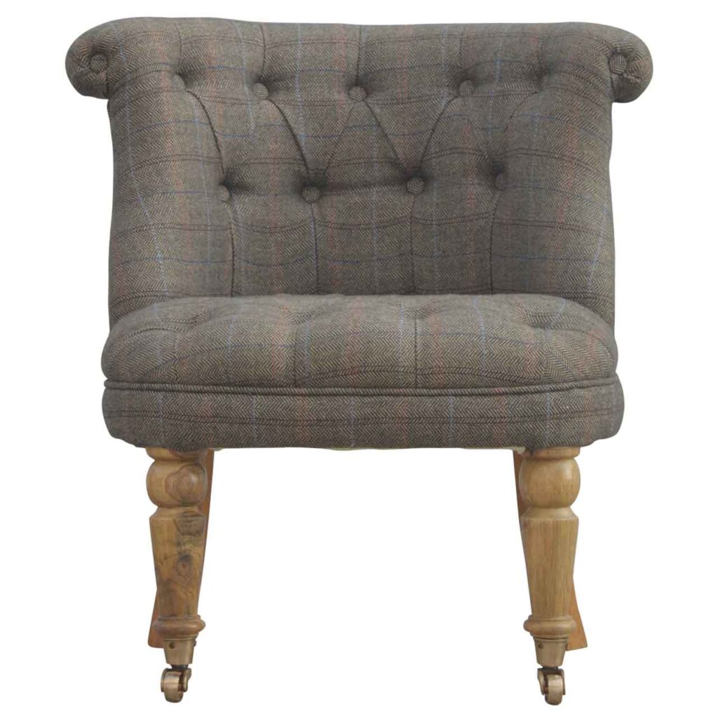 Canada Small Multi Tweed Accent Chair Suppliers