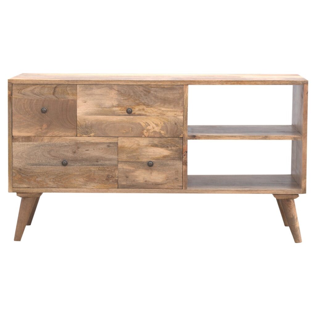 Canada Oak-ish Multi Drawer Media Unit Suppliers