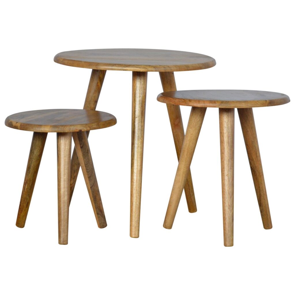 Canada Oak-ish Nordic Nesting Stools Suppliers