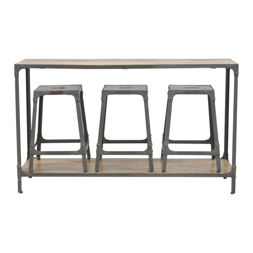 Canada Hallway Console with 3 Stools Suppliers