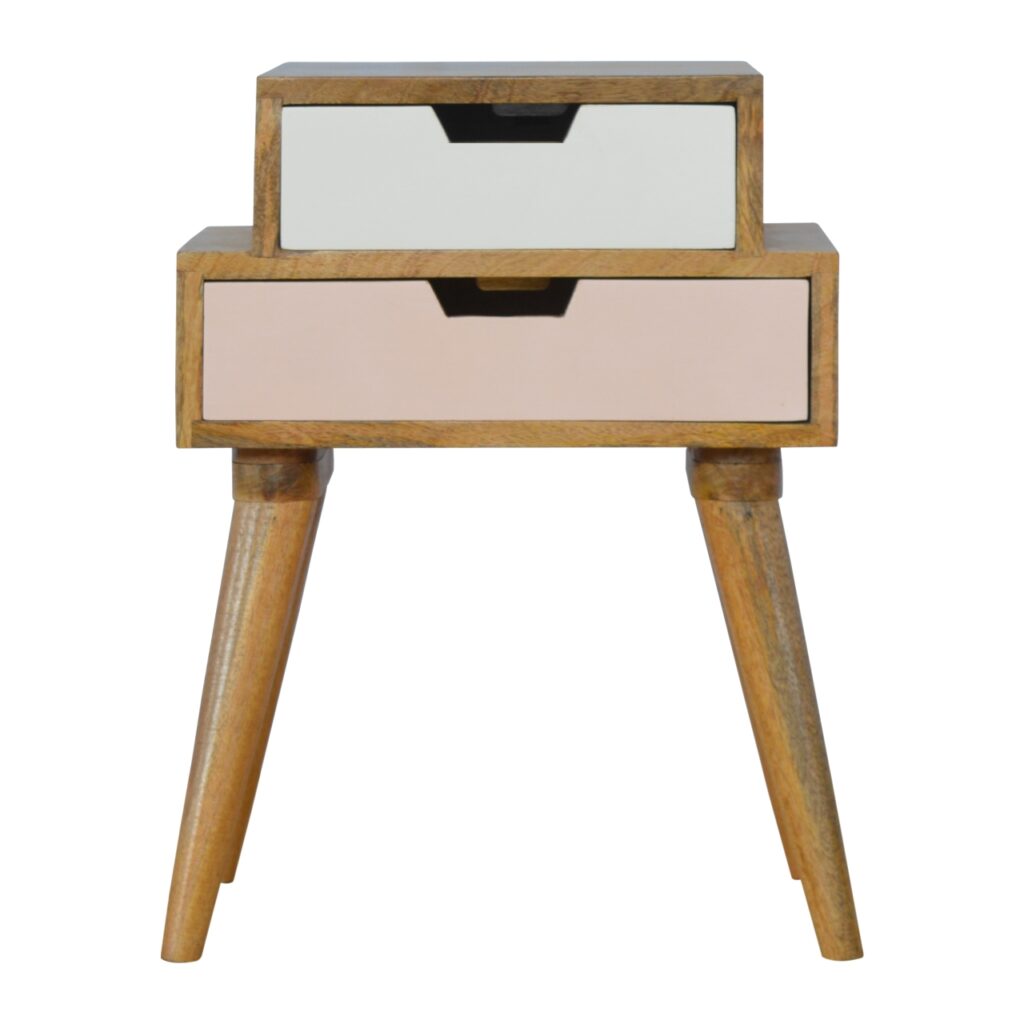 Canada Blush Pink and White Multi Nightstand Suppliers