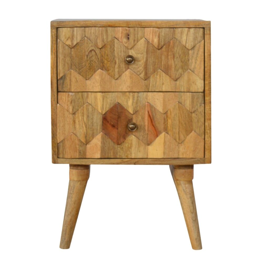 Canada Pineapple Carve 2 Drawer Nightstand Suppliers